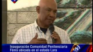 Inauguración de Comunidad Penitenciaria Fénix en el edo. Lara