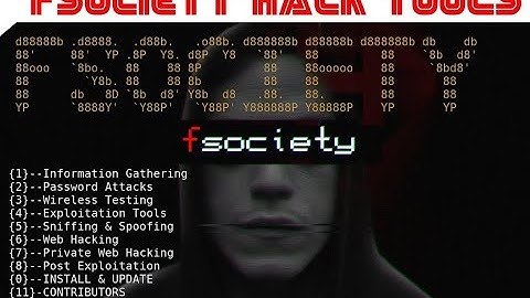Installing FSociety tools in Kali Linux