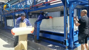 Koller Refrigeration DK150 Ice Block Machine in Mozambique #DK150IceBlockMachine