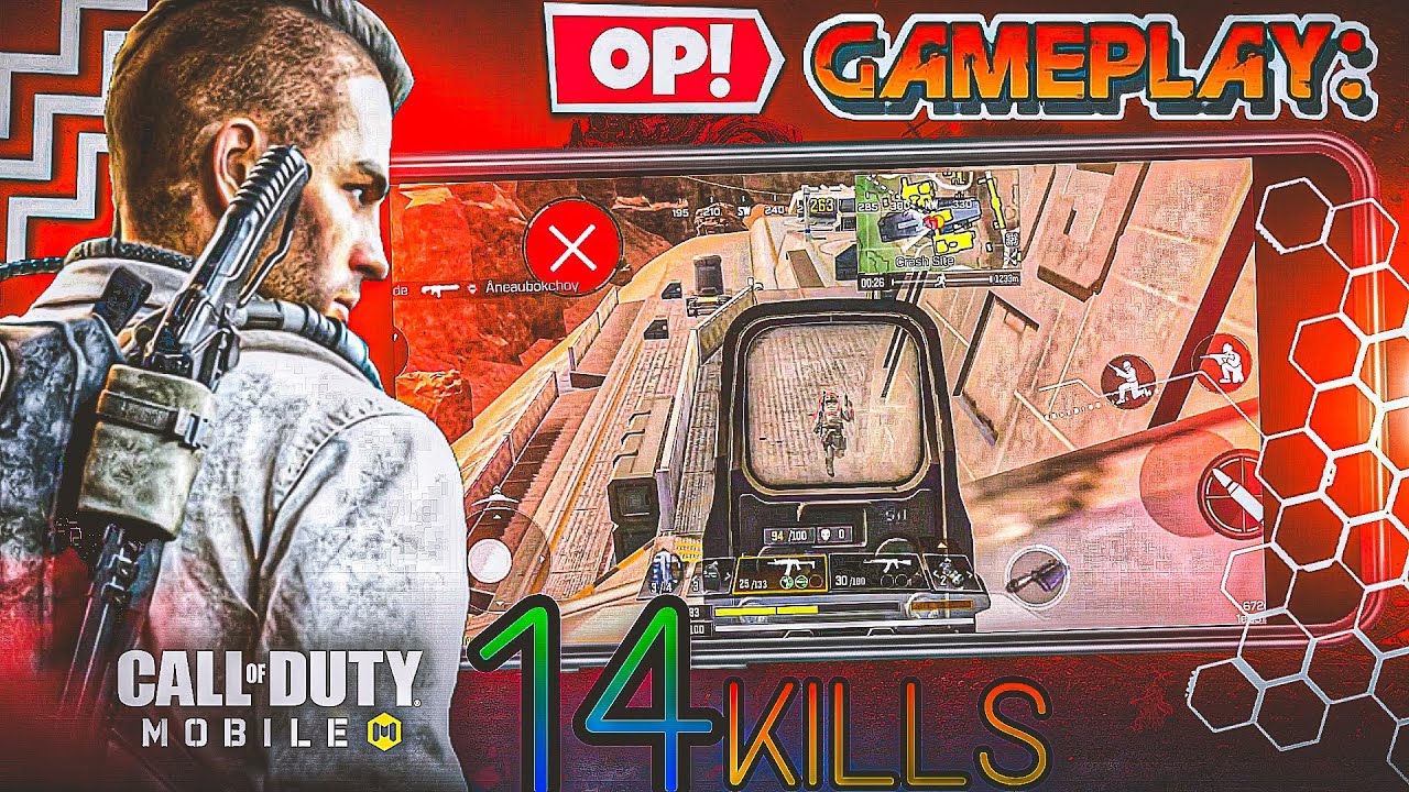 OP clutch gameplay || 14 KILLS || Solo vs Squad || call of duty mobile ...