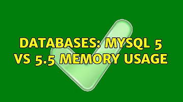 Databases: MySQL 5 vs 5.5 memory usage (2 Solutions!!)