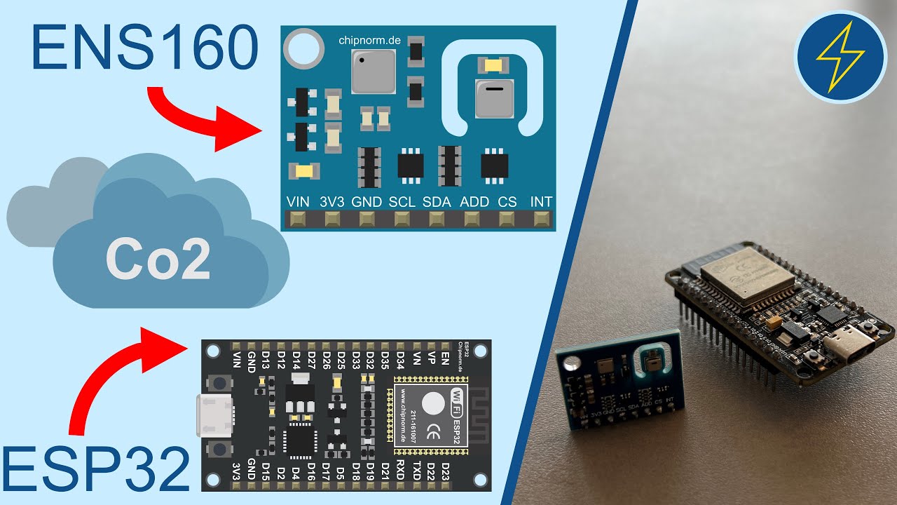 ENS160 Luftqualität + ESP32 Tutorial