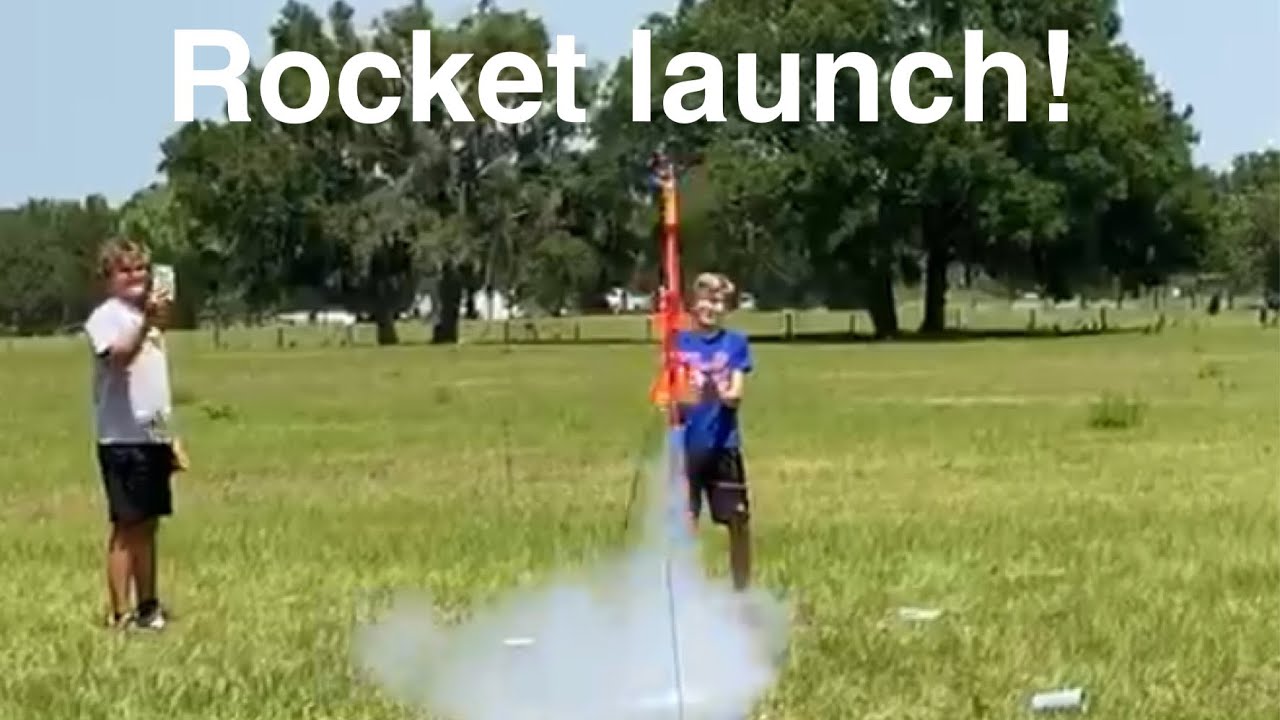 MODEL ROCKET BUILD AND LAUNCH! (It exploded) - YouTube