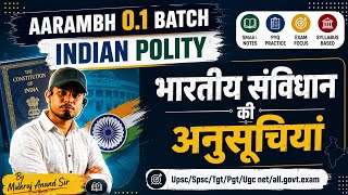 संविधान की अनुसूचियां #tgt #pgt #spsc #upsc#ugcnet .etc🔥🔥💯