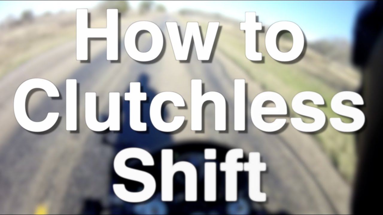 How to Clutchless Shift on a Motorcycle Is it Bad? YouTube