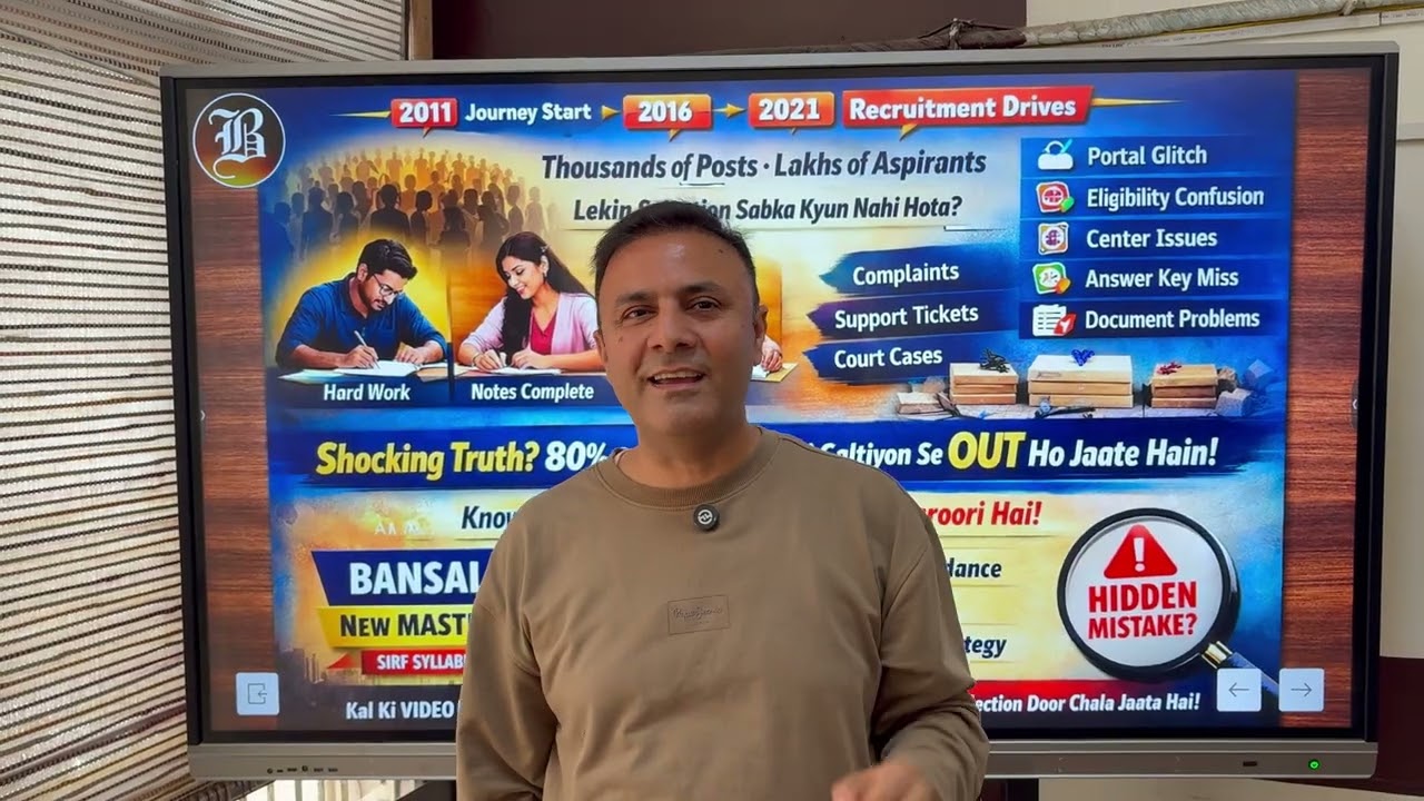 Master Cadre Untold hidden stories | 80% Candidate Out Due to Small Mistake l Bansal Academy l 2026 