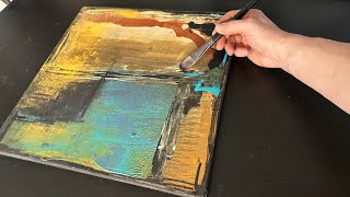 Abstrakte Acrylmalerei | abstrakt für Beginner | Abstract painting | DIY Art.