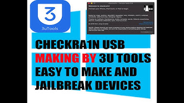 3U Tools usb checkra1n 10.2 making easy and jailbreak latest ios version