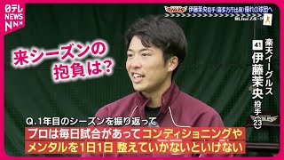 【楽天・伊藤茉央投手】150km/hの高速シンカーが武器！ルーキーイヤーと来シーズンの抱負は　福島　NNNセレクション
