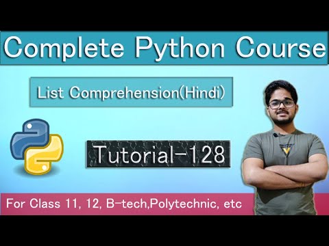 List Comprehension In Python | Python Course In Hindi | Tutorial 128