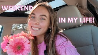 weekend in my life (thrifting, trader joe&#39;s flowers, and more!)