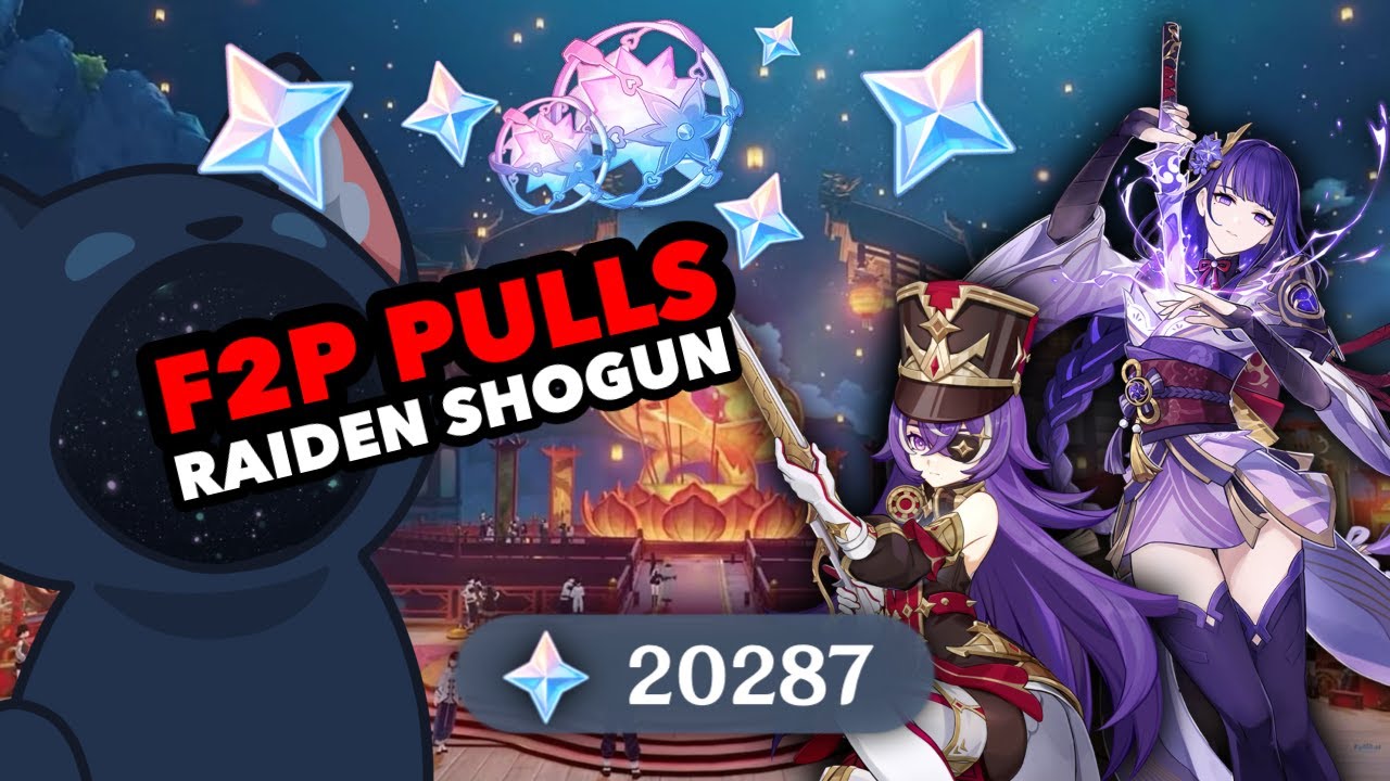 Pulling Raiden Pulling For The RAIDEN SHOGUN Live! ๐ด - Genshin Impact - YouTube