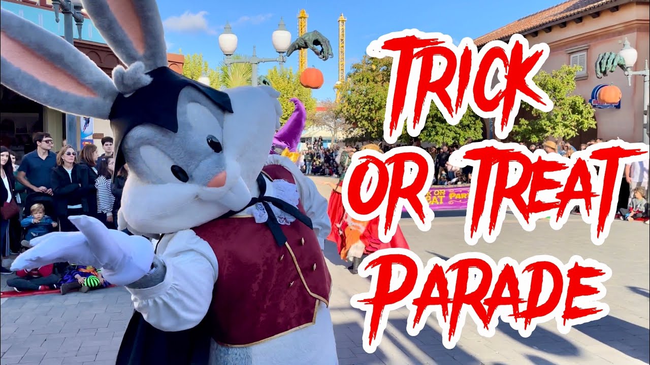 [4K] HALLOWEEN PARQUE WARNER 2023 - TRICK OR TRICK PARTY PARADE