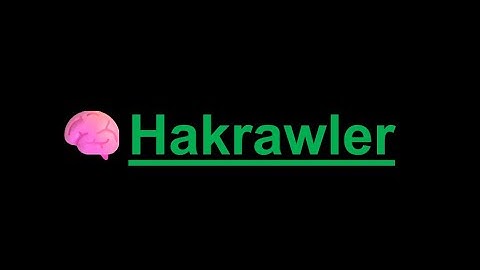 📈 hakrawler