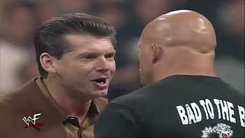 Stone cold Steve Austin, The Undertaker, Kane & Vince McMahon segment