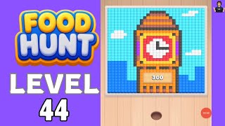 Food Hunt Pixel Puzzle Level 44 Full Walkthrough Solution 