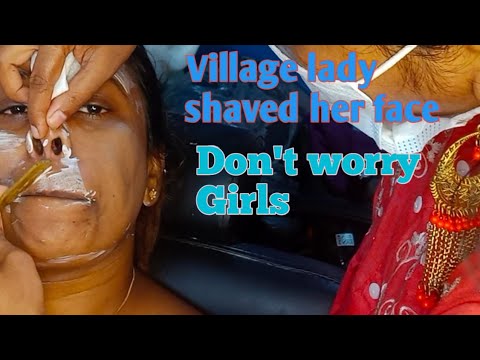 Full Face Shaving Tutorial Women Face Shave