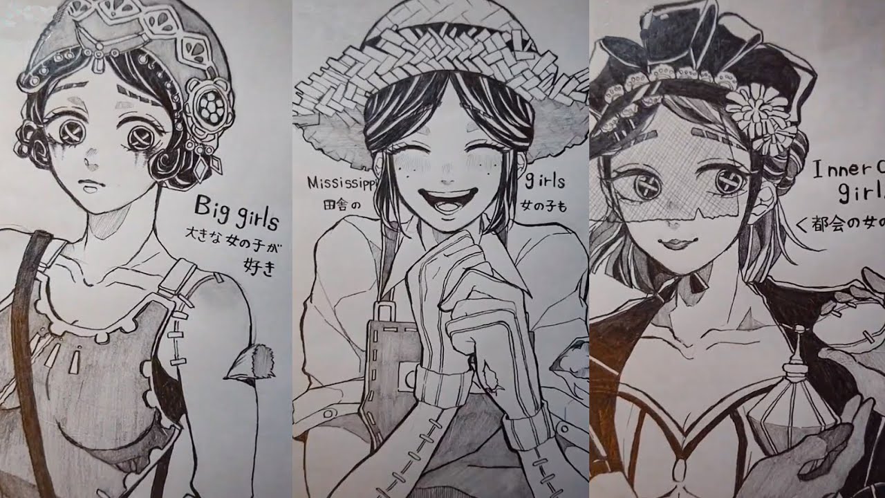 第五人格 Tiktok イラスト 第五人格 Identity V Painting Drawing 14 Youtube