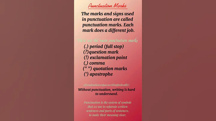 Why Punctuation Marks Are Important #shorts