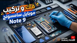 🔧 فك وتركيب Samsung Note 9 بالكامل | شرح عملي خطوة بخطوة للمبتدئين