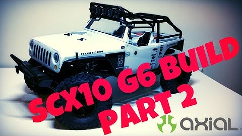 Building RC Jeep Wrangler G6 Rock Crawler Axial SCX10 G6 Part 2