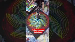 Swirl, How Do You Like The Combination Of Spinart And Pendulum Painting?