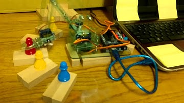 Arduino MeArm moves objects
