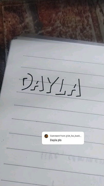 Dayla #namesinshadows #shadowlettering #lettersbyangelica #lettering #shorts