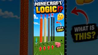 Minecraft Logic 🤯 Which Tower Wins? Lava vs Sand vs Stone vs Obsidian #shorts