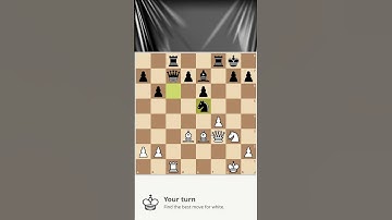 Find the best move  #chess #chesspuzzles #chesstricks #puzzles #tactics #chesstactics