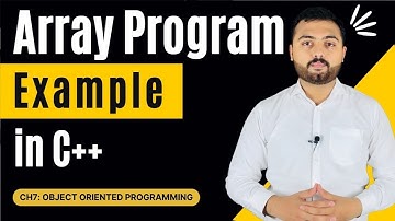 Array program example in C++ Explain in Urdu/ Hindi Language