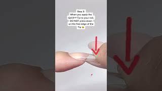 How to prevent your Gel-X™️ from lifting at the cuticle? #shorts #apres #apresgelx #gelx