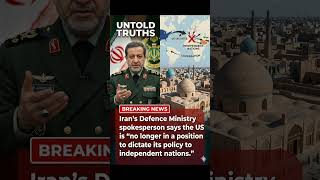 Iran defense minister says U.S is no longer in the position to dictate policy to independent nations