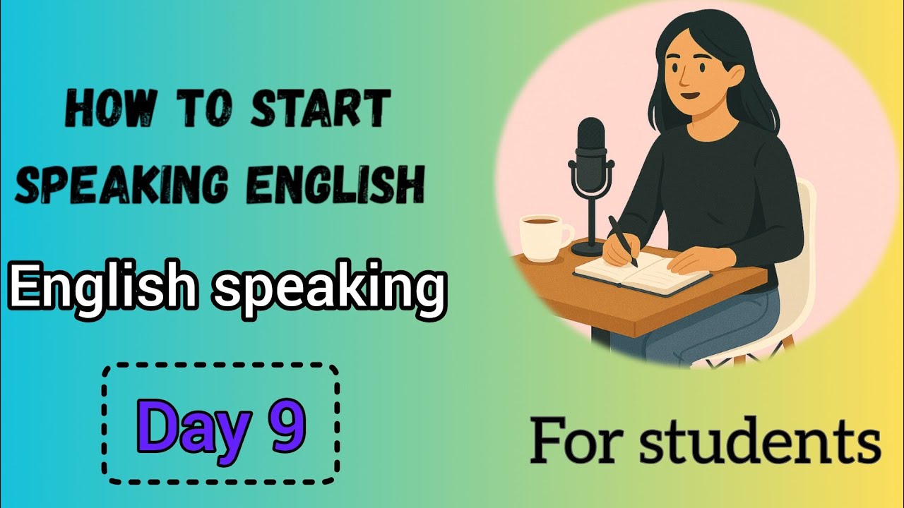 How to start speaking English | Day 9 | speak English fluently - YouTube