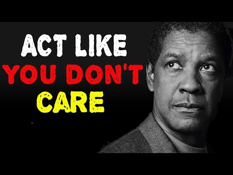 تعلم أن تتصرف وكأنك لا تهتم يعتقدون أنك غبي فيديو تحفيزي قوي