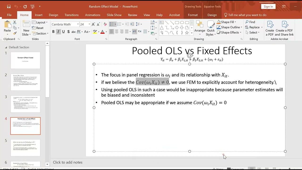 Random effect Model part 2 of 2