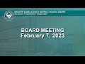 GECDSB meeting February 7, 2023