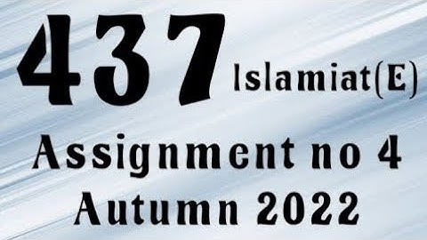 AIOU Code 437 Solved Assignment No.4 Autumn 2022 #aiou #aiousolveassignments