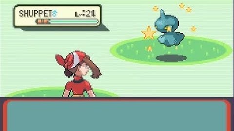 LIVE Shiny Shuppet in Pokemon Sapphire After 8,580 REs!