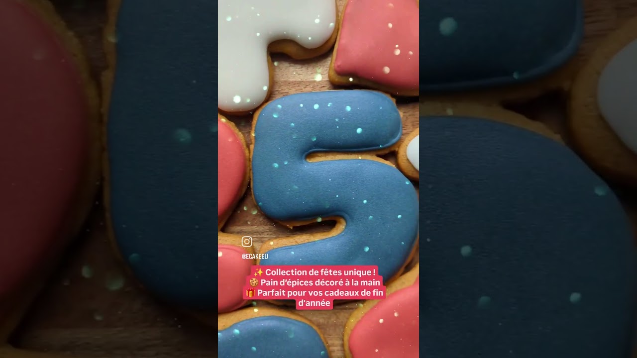 Pains d’épices 2025 - Chiffres décorés