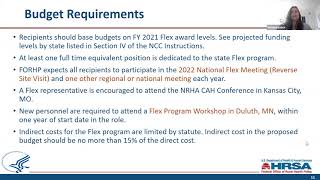 FY 2021 Flex Non-Competing Continuation (NCC) Progress Report Webinar