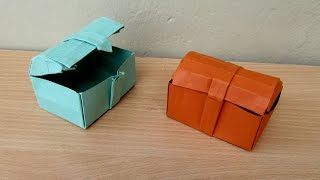 How to Make a Paper Treasure Chest - Easy Tutorials