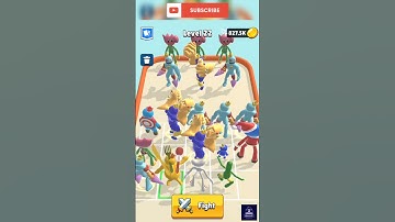 Merge Master Rainbow run 3D  || Level : 22 || Monkey Beast Gaming