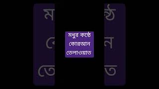 চমৎকার কন্ঠে কোরআন তেলাওয়াত একবার শুনলে বারবার শুনতে মনে চাইবে ইনশাআল্লাহ #ভাইরাল You Tube short