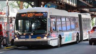 NYCT Bus: 2010 Novabus LFSA #1206 on the Bx9 (w/ Happy 250th America Signage)