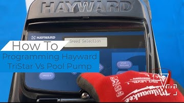 Hayward Variable Speed Pump Programming How To..