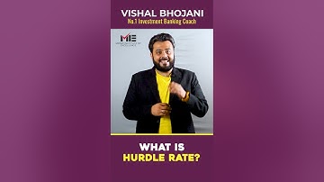 What Is a Hurdle Rate for Investment? I Finance Masterclass I Feat. Vishal Bhojani