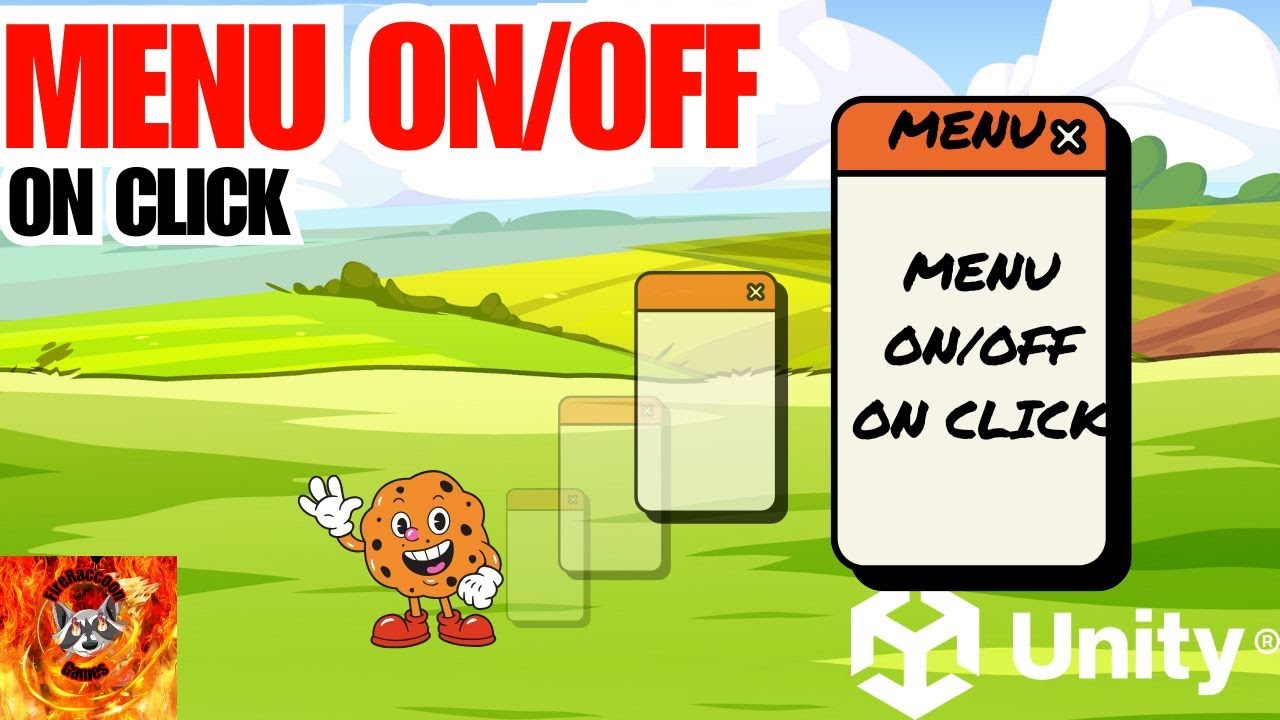 How to open menu clicking on Character in Unity 6 Software (Unity Tutorial)