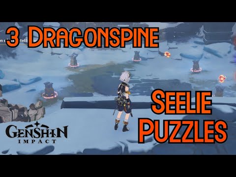 3 Dragonspine Seelie Puzzles & Solutions - Genshin Impact