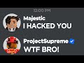 He hacked my roblox account